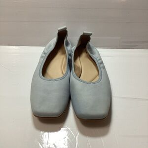 Clarks Women's Soft Blue Flats leather size 9.5